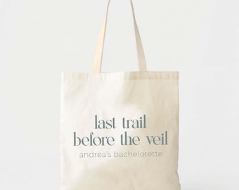 Mountain Hiking Tote, Canvas Cabin Style (9x11 or 16x15 inches)