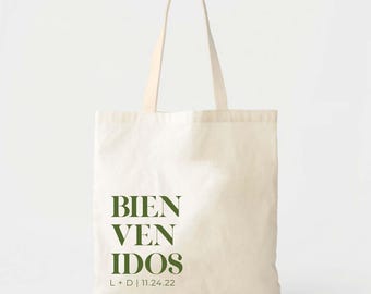 Wedding Welcome Tote: Custom Canvas Bags (Beach or Destination)