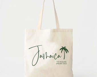 Custom Bridesmaids Tote - Jamaica Cotton Beach Bag
