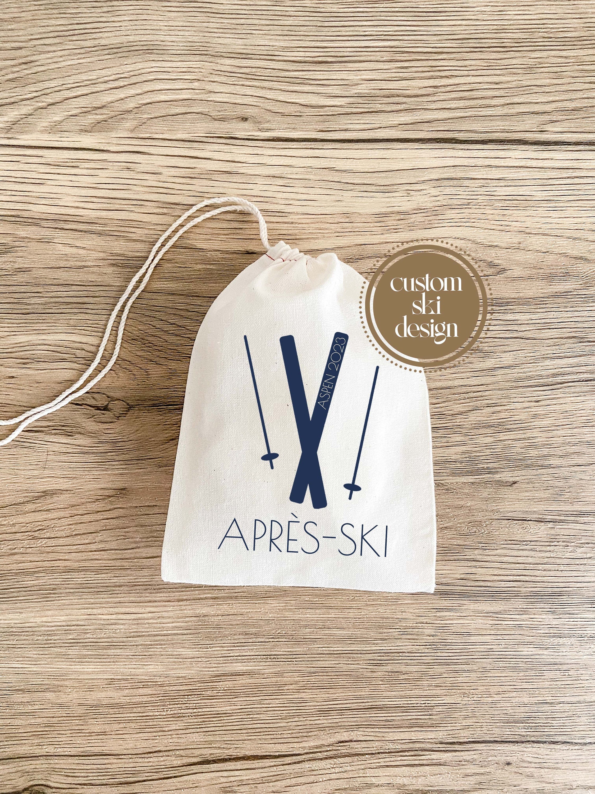 Apres Ski Bag - Altitude Kit - Mountain Hangover Kit - Christmas Gift - Ski Mountain Favor Bags - Winter Sports Bag - Ski Weekend Gift Bag