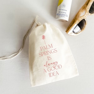 Palm Springs Bachelorette Party - Hangover Kit Bags - Bachelorette Gift Bags - Hangover Recovery Kit - Survival Kit - Custom Hangover Kit