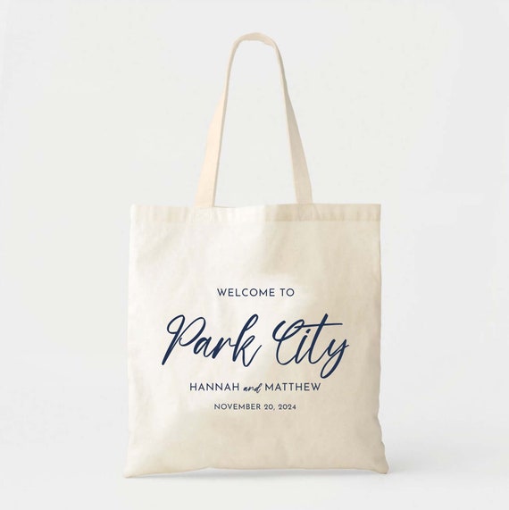 City Wedding Welcome Tote Bags