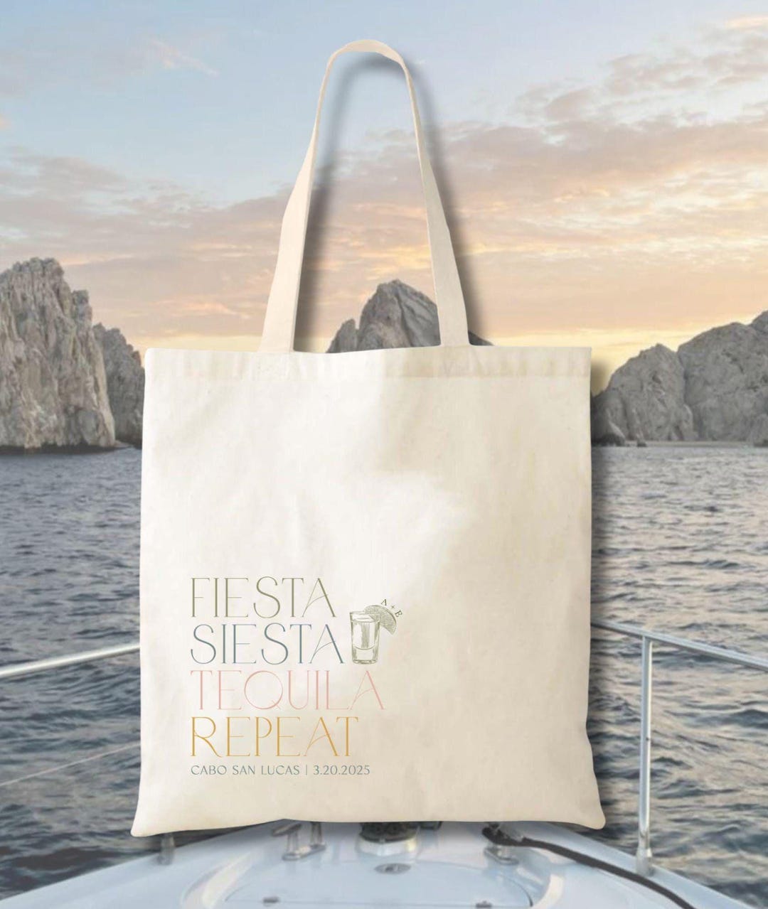 Mexico Wedding Welcome Tote Bag: Fiesta Favor, Beach Bachelorette - Etsy