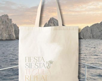 Hochzeit Willkommen in Mexiko - Tragetasche: Fiesta Favor, Beach Bachelorette