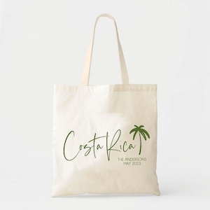 Bridesmaids Tote Bag: Custom Cotton Canvas - Destination Wedding