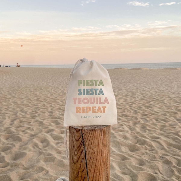 Fiesta Siesta Bedanktasje - Mousseline feestkaterset