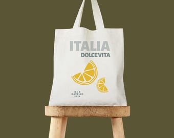 Borsa da sposa in Italia: design agrumato e limone (tela di cotone)