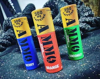 AMMO® SHOTS Pre Workout Powder Single Serve On The Go Sample 6 Pack - 300mg Caffeine Zero Sugar Focus & Pumps 3 Flavors Custom Packaging USA