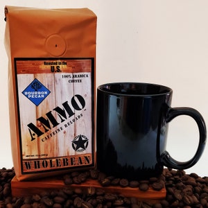 AMMO Bourbon Pecan Whole Bean Coffee