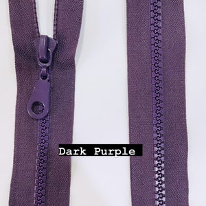 Open Ended chunky zip 6 cm 75 cm Zipper, divisible zipper, Kunststoff Reißverschluss teilbar, Delrin Zipper, Chunky zip image 7