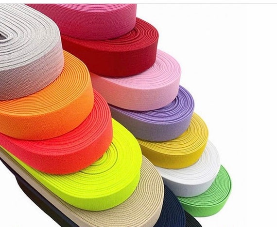Flat Braid Elastic - 1/4 to 1 Wide - The Sewing Place