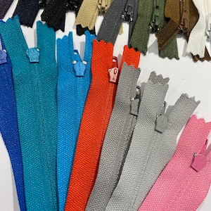 Zip for dress, skirt closed End zip 3 cm - 18 cm Zip Nylon Dress Zip Skirt ZIP Trouser Zip