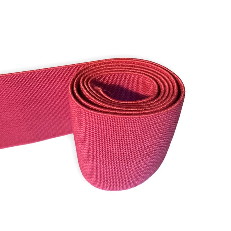 Rosa vävd resår i midjan: 40 mm bred, stark och platt bild 1