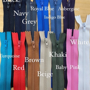 Closed End zip 3 cm 18 c Zip Nylon Dress Zip Skirt ZIP Trouser Zip