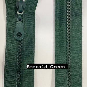 Open Ended chunky zip 6 cm 75 cm Zipper, divisible zipper, Kunststoff Reißverschluss teilbar, Delrin Zipper, Chunky zip image 8