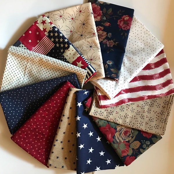 Patriotic Fabric Etsy