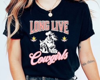 Cowgirl Shirt Western T-Shirt Geschenk für Frauen Country Tshirt Country Musik T-shirt niedliches Retro Shirt Country Girl Shirt Country Musik Shirt