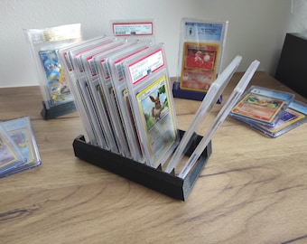 PSA/CGC slab Graded card organizer -Pokemon/Magic the Gathering/Soccer/Yugioh