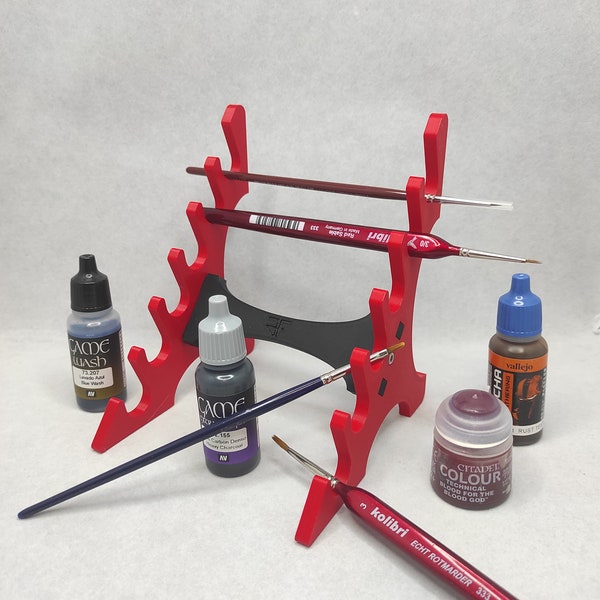 Paintbrush stand, organizer