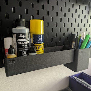 IKEA SKADIS storage bin organizers Pen/Pencil/Brush cup, Tray, Compartment, pegboard organizer storage bin