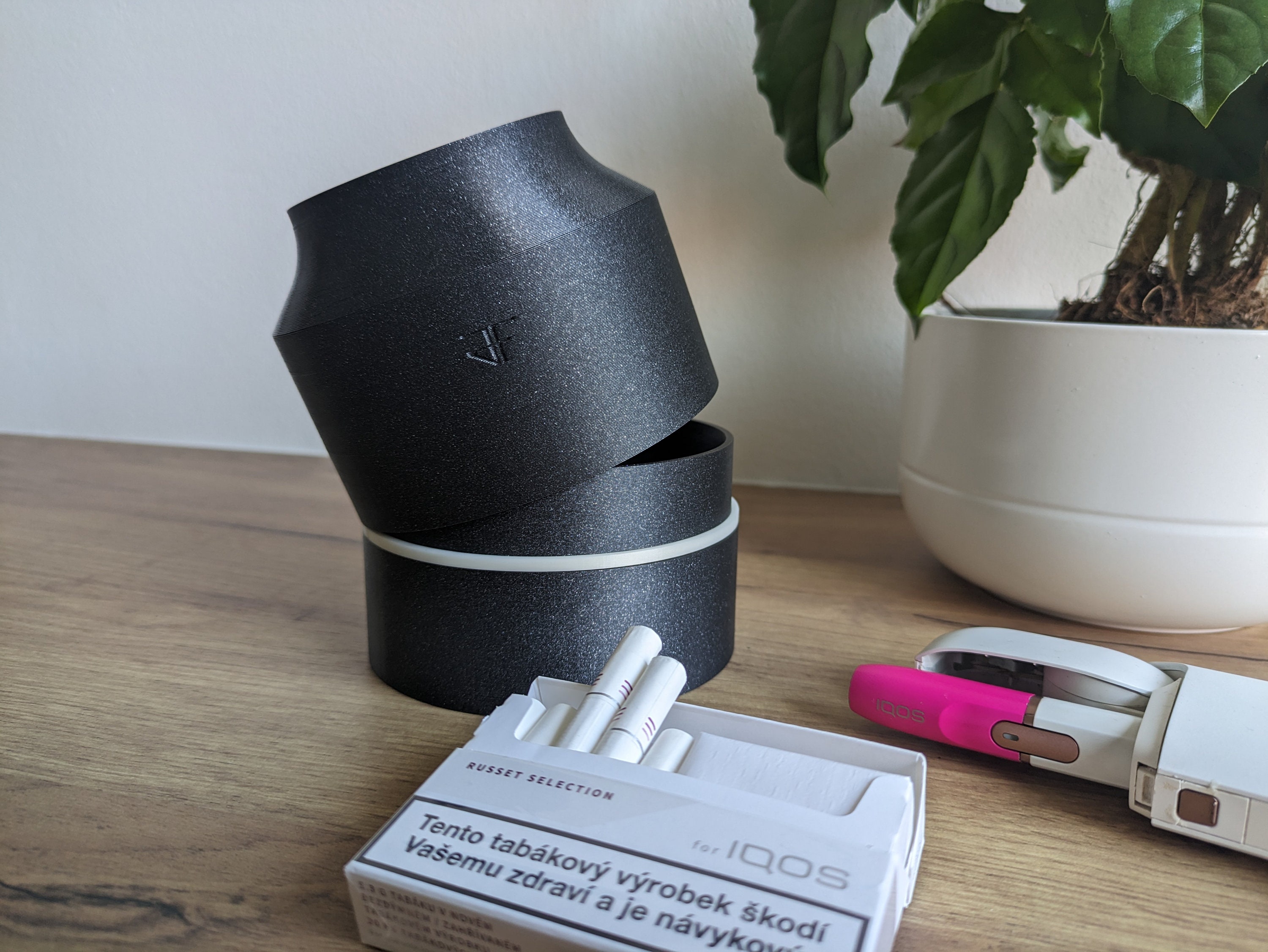 GC Stick-Tray Ashtray Compatible with Heets and Iqos Accessories