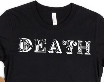 Death SVG, Spooky Halloween Font (Digital Download)