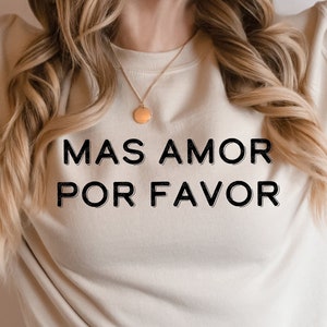 Mas Amor Por Favor svg, More Love Please svg, Minimalist SVG, EPS, PNG, Dxf Digital Design Download, Cricut, Files for Cutting