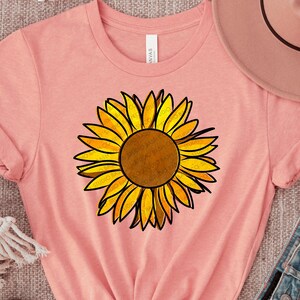 Sunflower, Multiple colors, Sublimation Design, Hand Drawn Style, PNG, Jpg, Shirt, Mug, Digital, Inspiration, Grunge, Distressed, Bundle