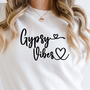 Gypsy Vibes svg, Vibes SVG, EPS, PNG, Dxf Descarga de diseño digital, Cricut, Archivos para cortar