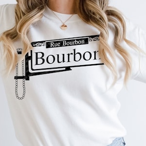 Mardi Gras Bourbon St. Sign SVG - Design exclusivo para projetos DIY