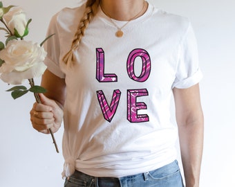 Valentine's Day, Love Sublimation Designs Downloads, PNG and JPG Files for Sublimation, Hand Drawn Lettering