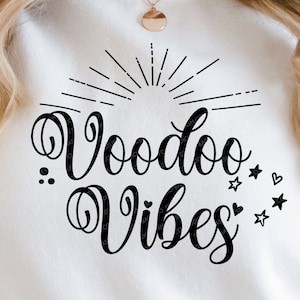 Voodoo Vibes svg, Vibes SVG, EPS, PNG, Dxf Digital Design Download, Cricut, fichiers à découper