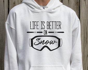 Life is Better on Snow Design, Skiing Snowboarding Goggles (Digital Download)