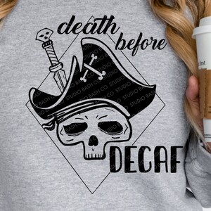 Handgezeichnet Piraten-Totenkopf Sublimation PNG EPS JPG Dxf Digital Design Download