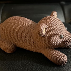 Small Brown Bear Figurine