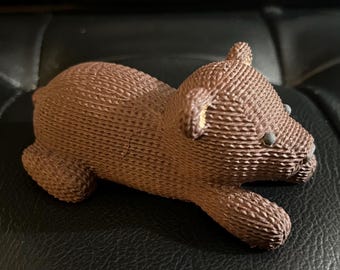 Small Brown Bear Figurine