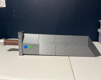 Buster Sword Deck Box – 3D Printed FF7 Cloud MTG Card Storage, Final Fantasy Gift, TCG Deck Box, Choose Your Size