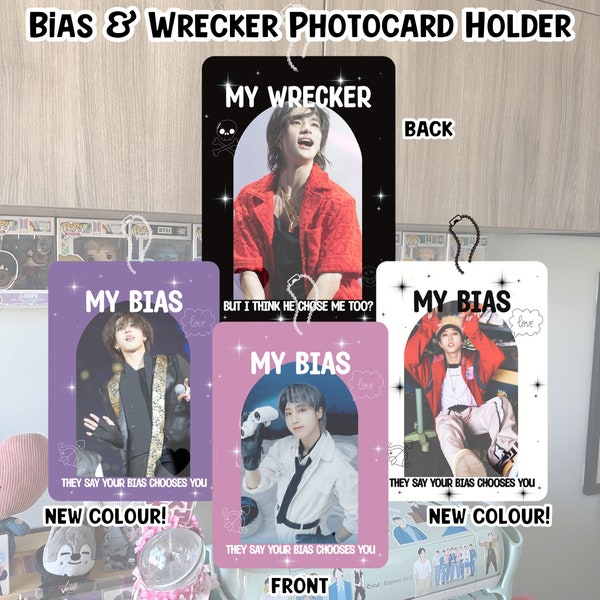 Bias x Wrecker Acrylic Photocard Holder | Double-sided Acrylic PC Holder | K-pop Photocard Holder