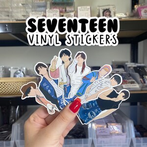Seventeen Sticker | Seventeen OT13 sticker | Kpop Stickers | Weatherproof Stickers| Planner, Journal, Notebook & Scrapbook Stickers