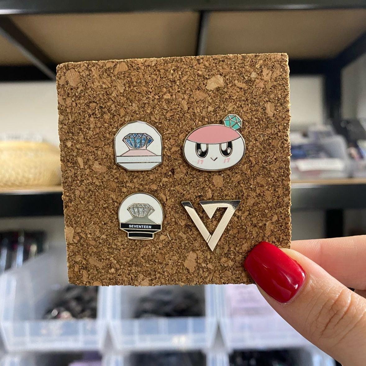Seventeen Board Filler Enamel Pins | Seventeen Pin