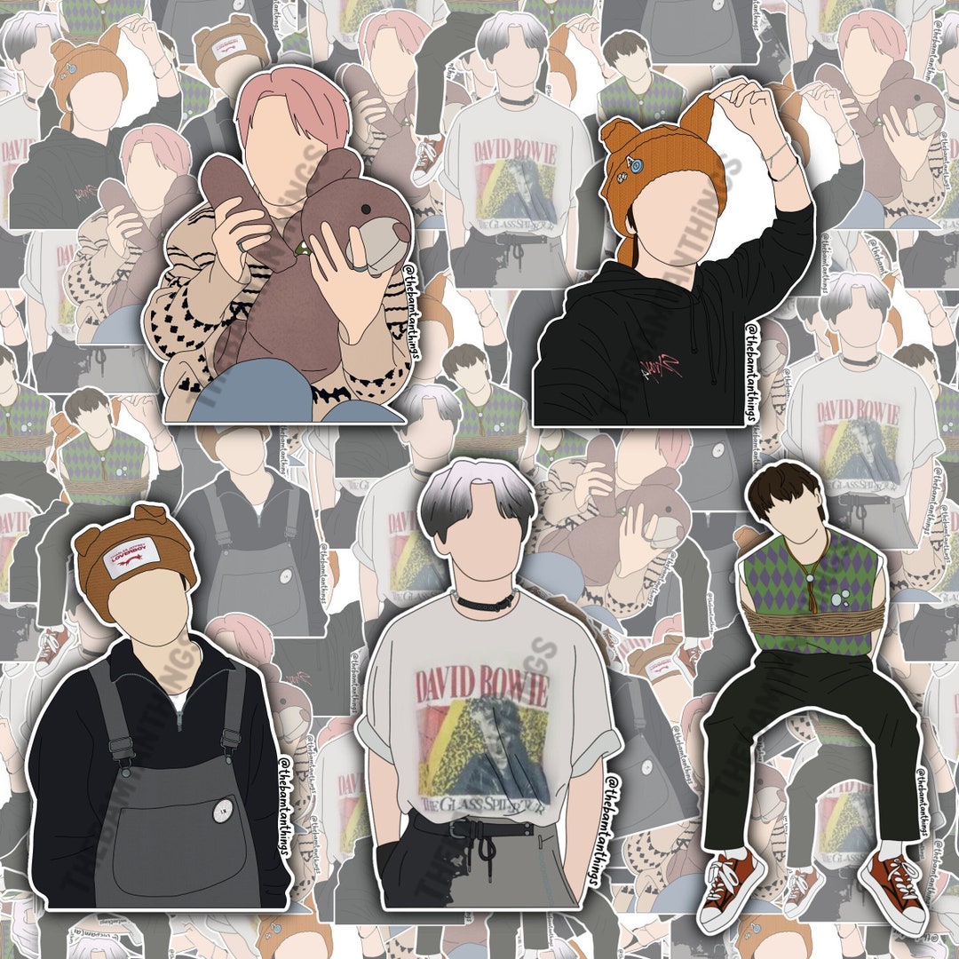 IN Stray Kids Sticker SKZ Sticker Kpop Stickers Etsy