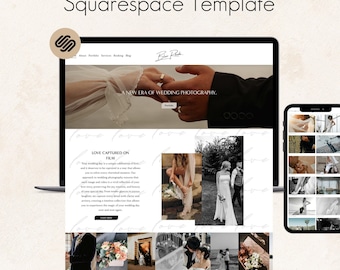 Squarespace 7.1 Photography Website Template, Editorial Style