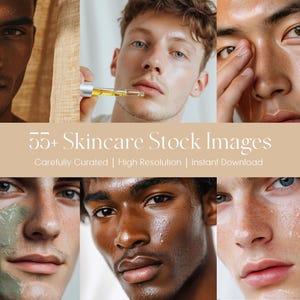 Hautpflege Stock Fotos | Men's Beauty Bilder, Kosmetikerin Business (Digitaler Download)