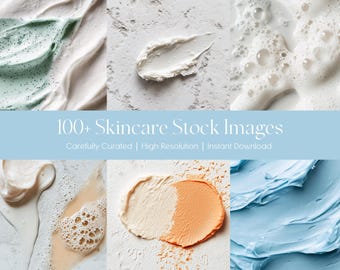 Aesthetic Skincare Stock Photos | Beauty Product Photography (Digital Download)