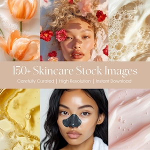 150+ ästhetische Hautpflege Stock Fotos | Beauty Business Bilder (Digitaler Download)