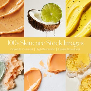 100+ Fruchtige Hautpflege Stock Fotos | Tropische Schönheitsbilder (Digitaler Download)