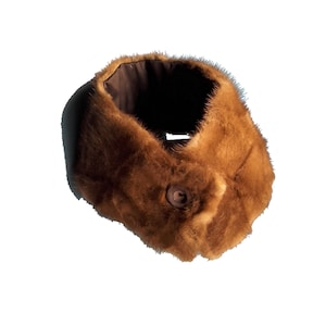 A19-0053. Mink collar with button. &lt;&lt;SPECIAL PRICE&gt;&gt;