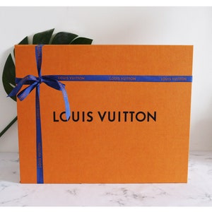 Lot - (6) Louis Vuitton Original Gift Bags Box & Ribbons