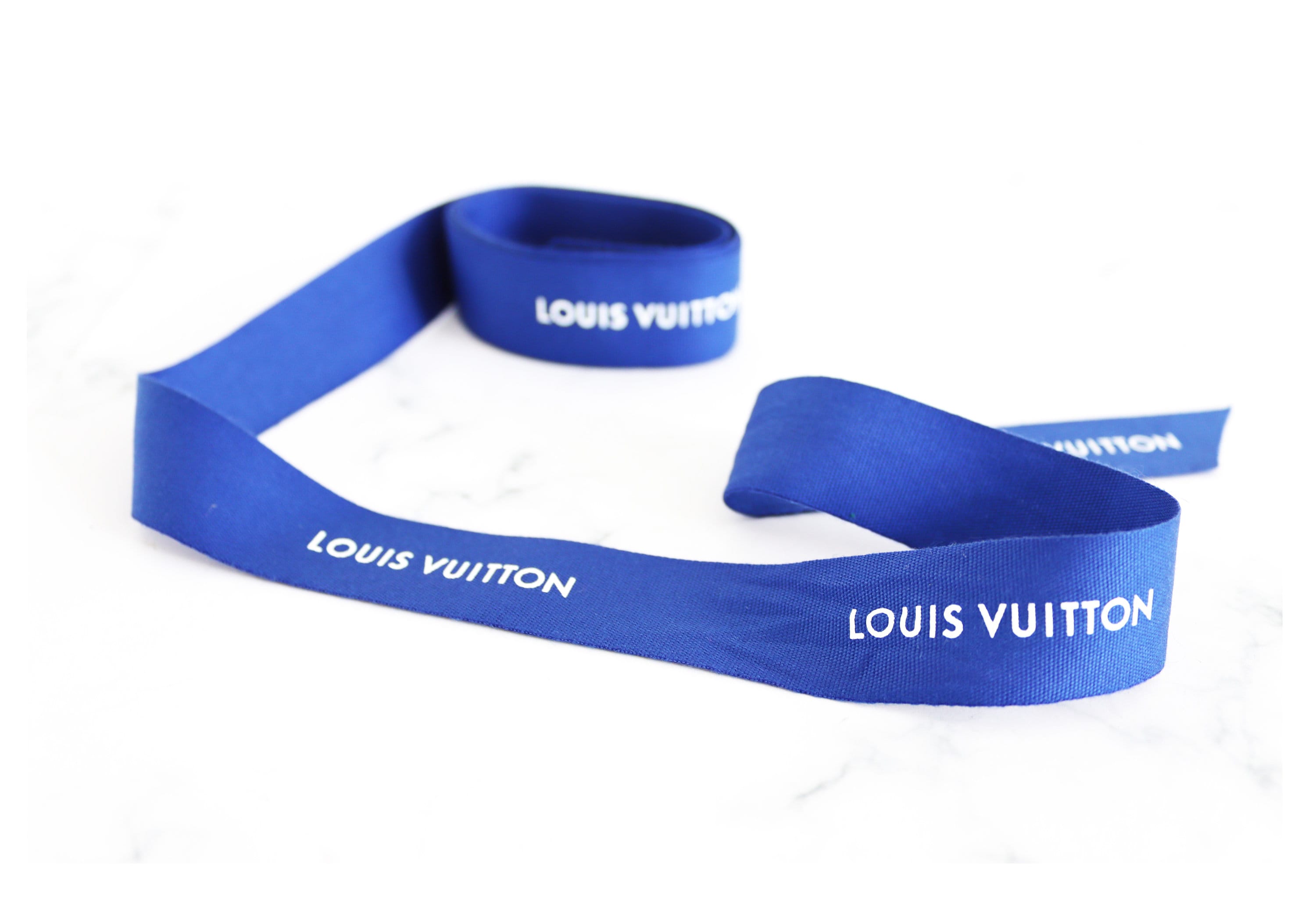 Blue Louis Vuitton Ribbon Etsy