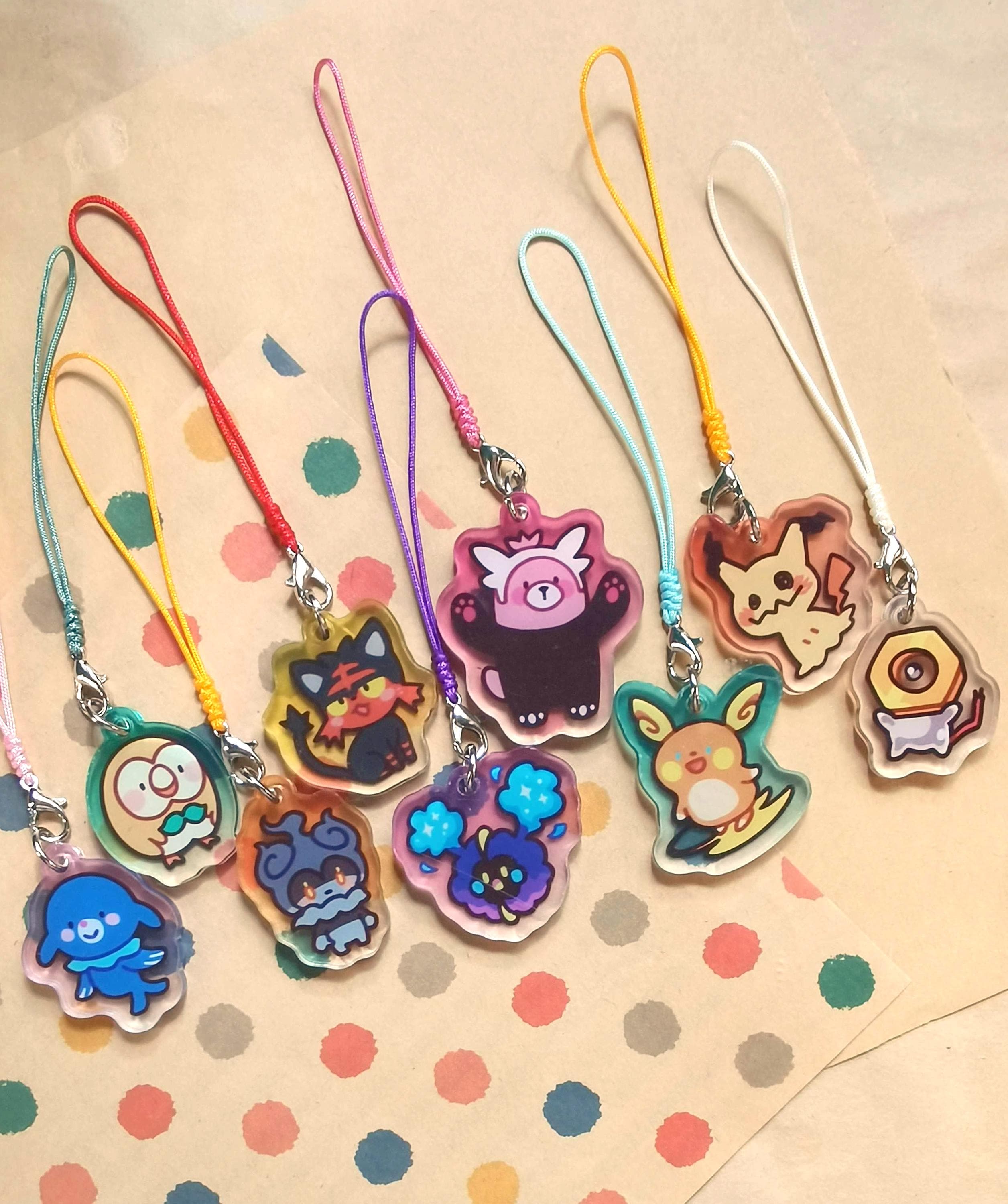 第7世代 Pokes 携帯チャーム ミニキーチェーン - Etsy 日本